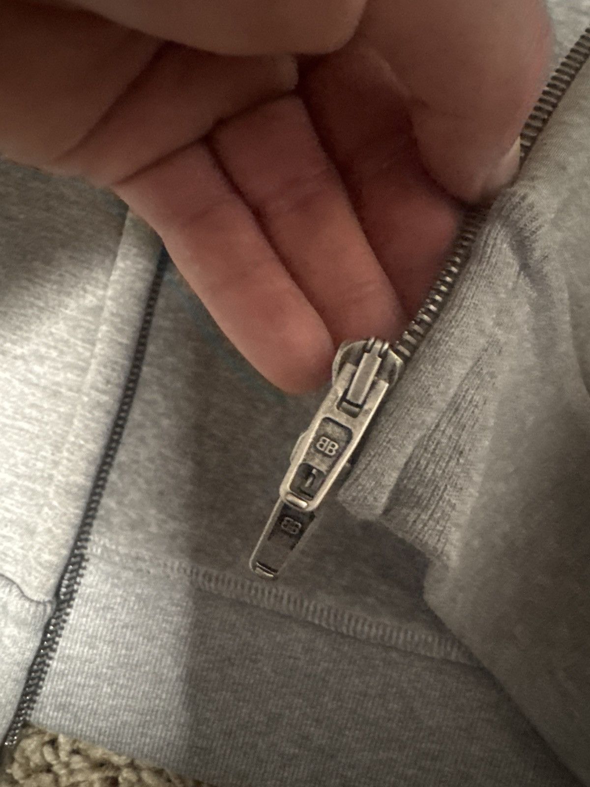 Balenciaga Logo embroidered zipped hoodie Size US L / EU 52-54 / 3 - 5 Thumbnail