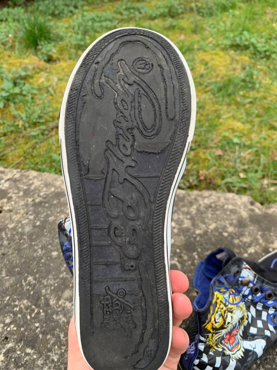 Ed Hardy Ed hardy sneakers hi top tattoo vintage rare y2k Size US 8 / IT 38 - 9 Thumbnail