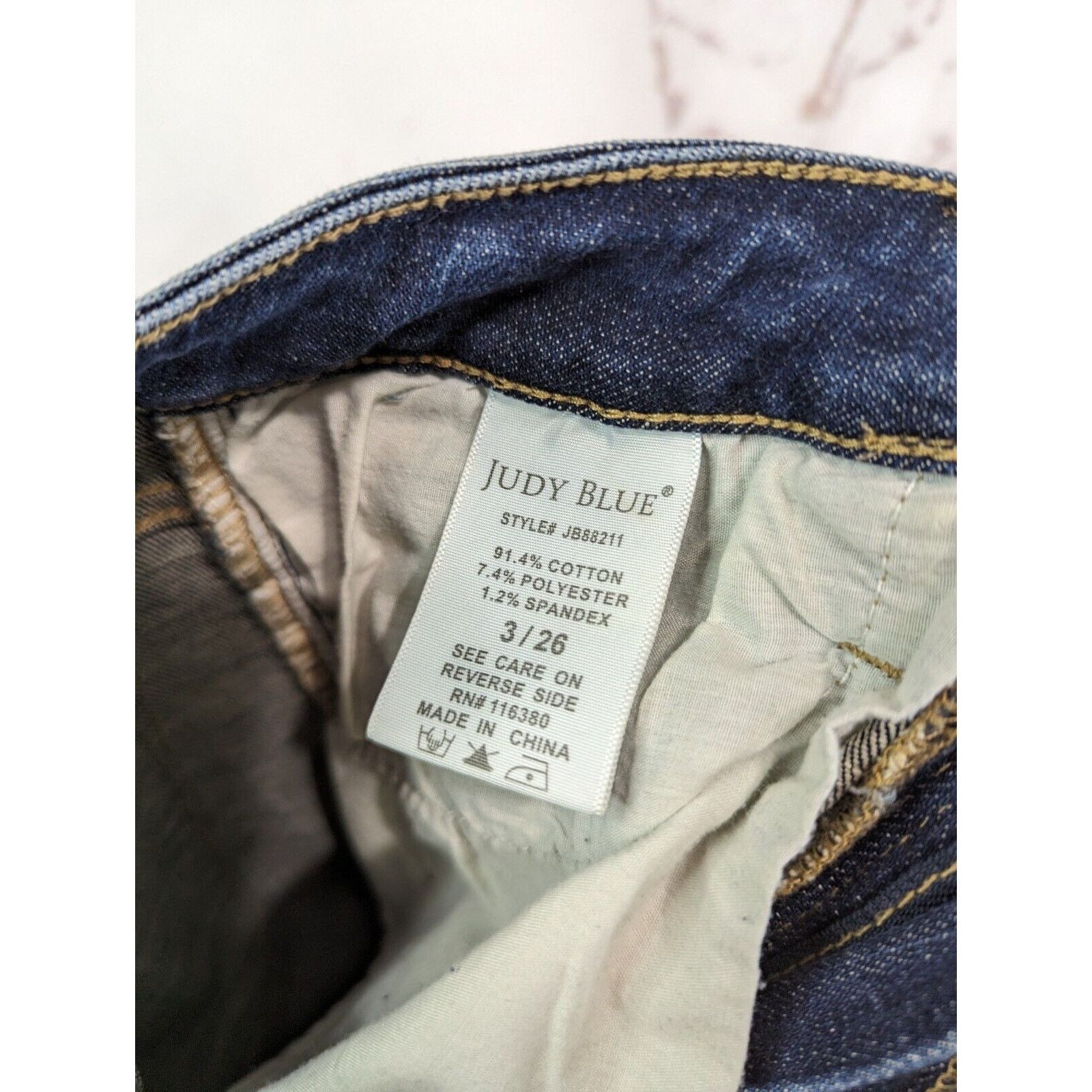 Judy Blue Judy Blue Jean Women 26 3 Crop Flare Denim Distressed High Size 26" / US 2 / IT 38 - 9 Thumbnail