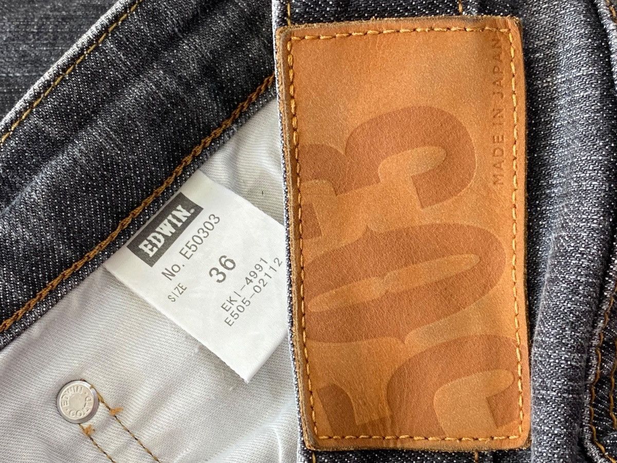 Edwin Edwin Blue Wash Style Straight Leg Jeans Size US 35 - 11 Thumbnail