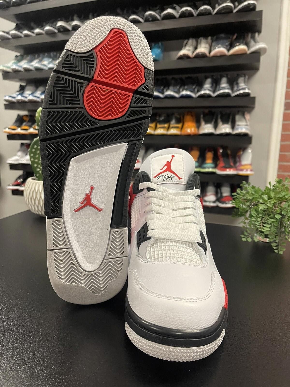 Nike Size 12 - Air Jordan 4 Retro Red Cement DH6927-161 OG Nike Size US 12 / EU 45 - 8 Thumbnail