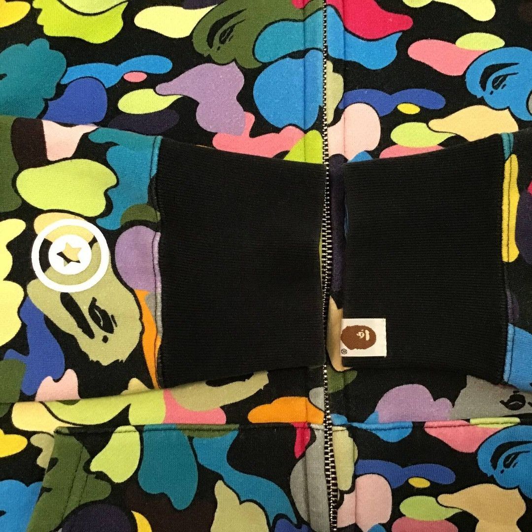 Bape BAPE Multi camo WGM shark full zip hoodie a bathing ape Size US XL / EU 56 / 4 - 6 Thumbnail