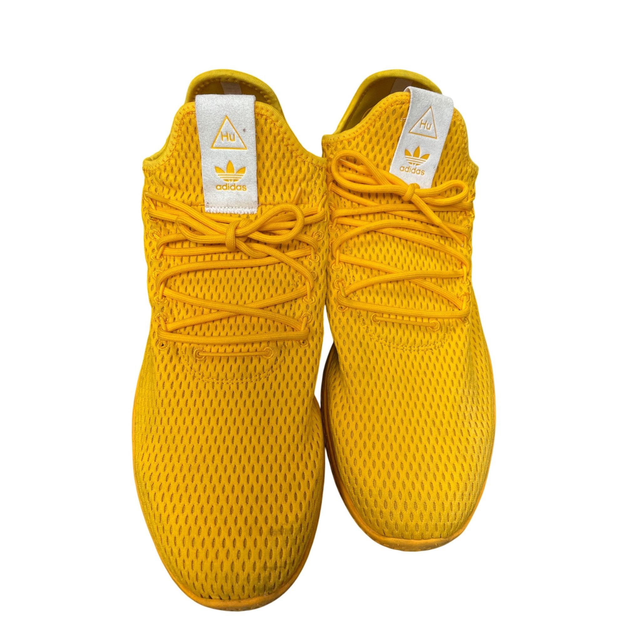 Adidas Adidas Pharrell Williams Tennis Hu Mens Yellow Mesh Sneakers Size US 13 / EU 46 - 19 Thumbnail