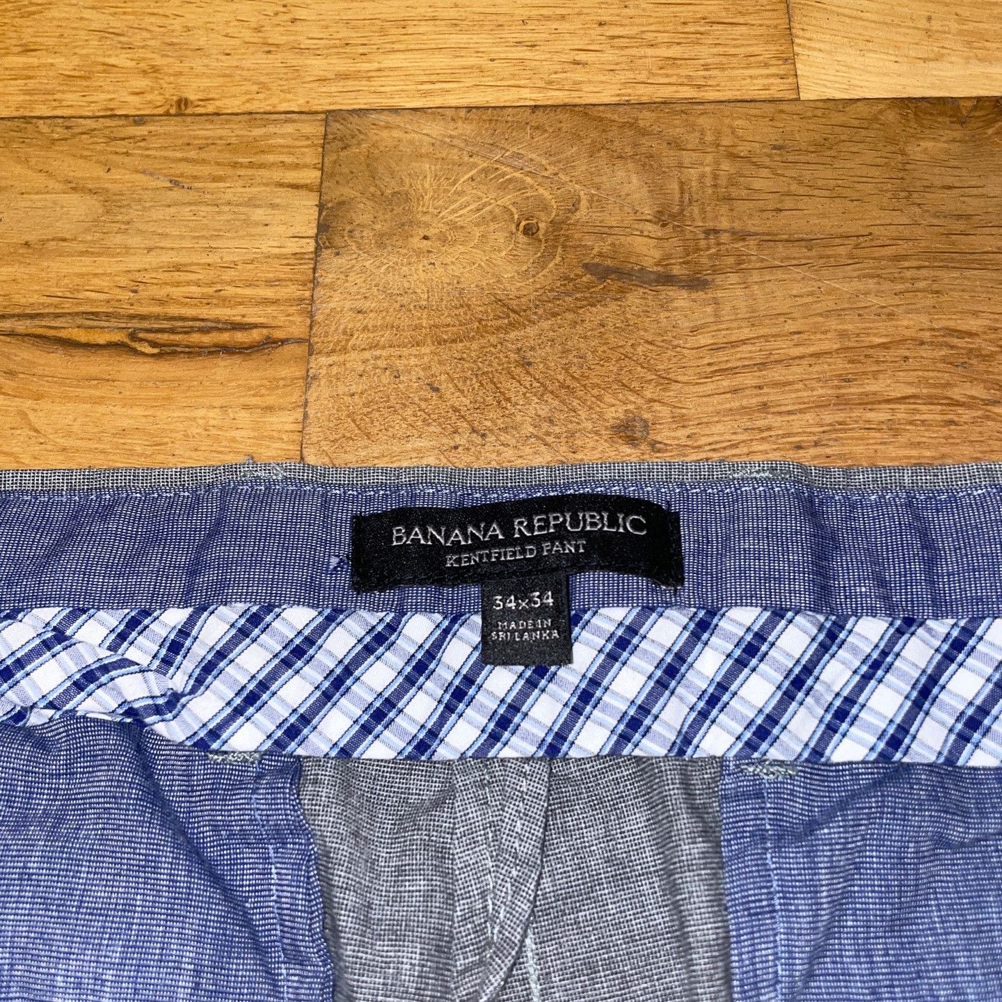 Banana Republic BANANA REPUBLIC MEN'S CHINOS PANTS 34 L 34 Size US 34 / EU 50 - 2 Thumbnail