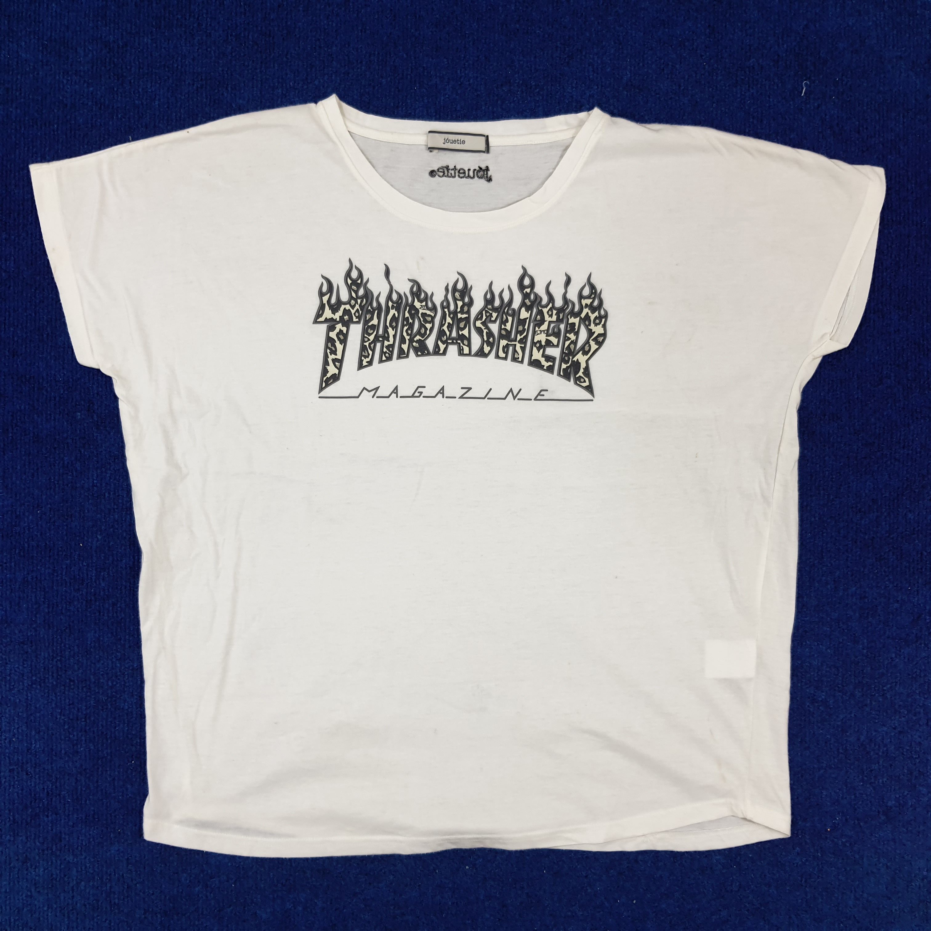 Japanese Brand × Thrasher Vintage Jouetie x Thrasher Magazine Japanese Brand Tshirt Size L / US 10 / IT 46 - 1 Thumbnail