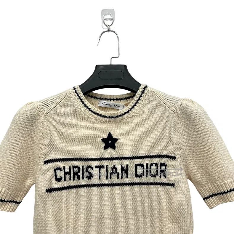 Dior Dior Lucky Star Knitted Short-sleeved Knitwear Size XS / US 0-2 / IT 36-38 - 4 Thumbnail
