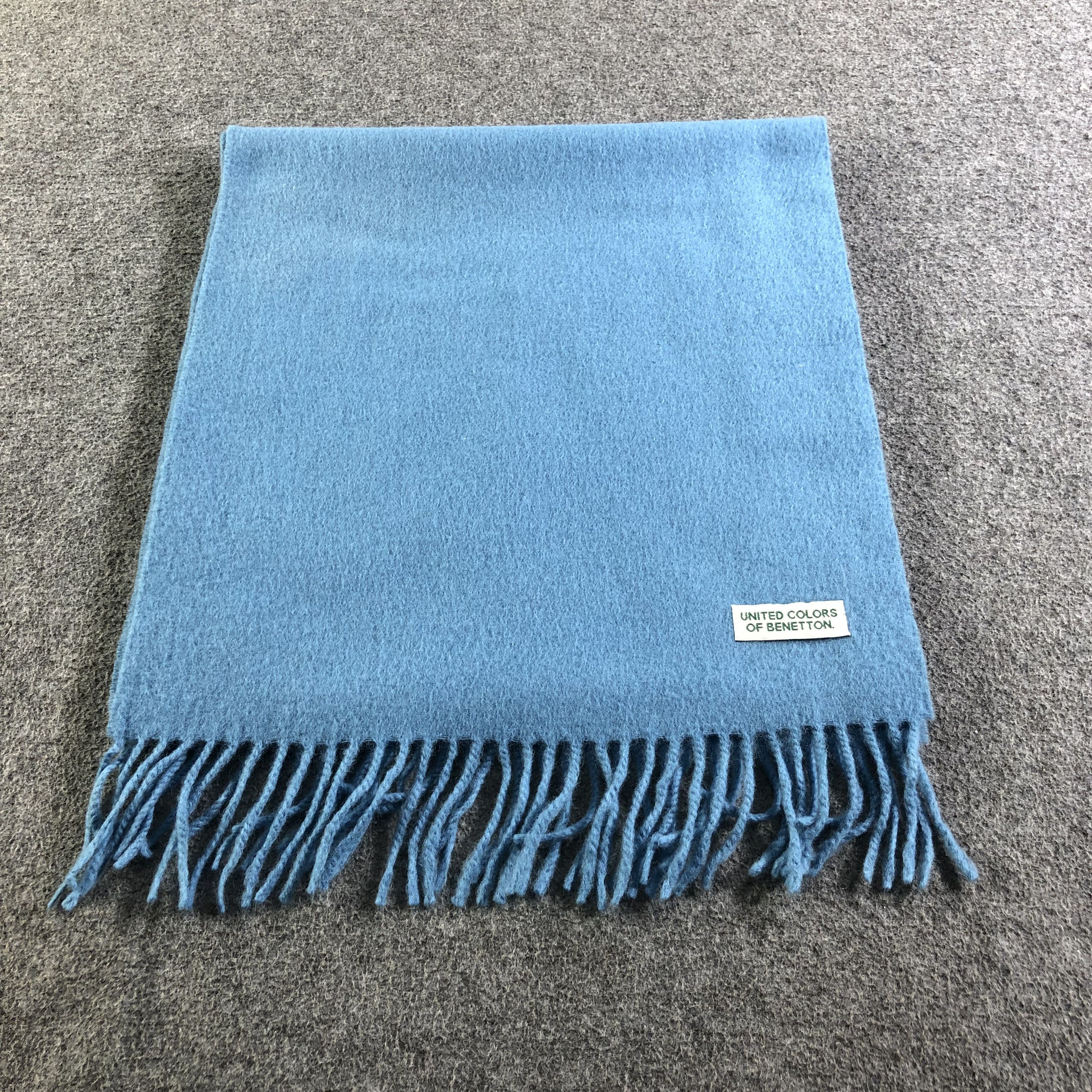 United Colors Of Benetton United Colors Of Benetton Wool Scarf Muffler Neckwear V2077 Size ONE SIZE - 2 Thumbnail
