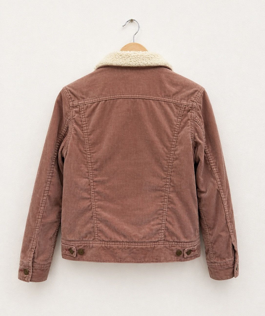 Lee VTG Lee Storm Rider Corduroy Sherpa Jacket Western Workwear Size M / US 6-8 / IT 42-44 - 5 Thumbnail