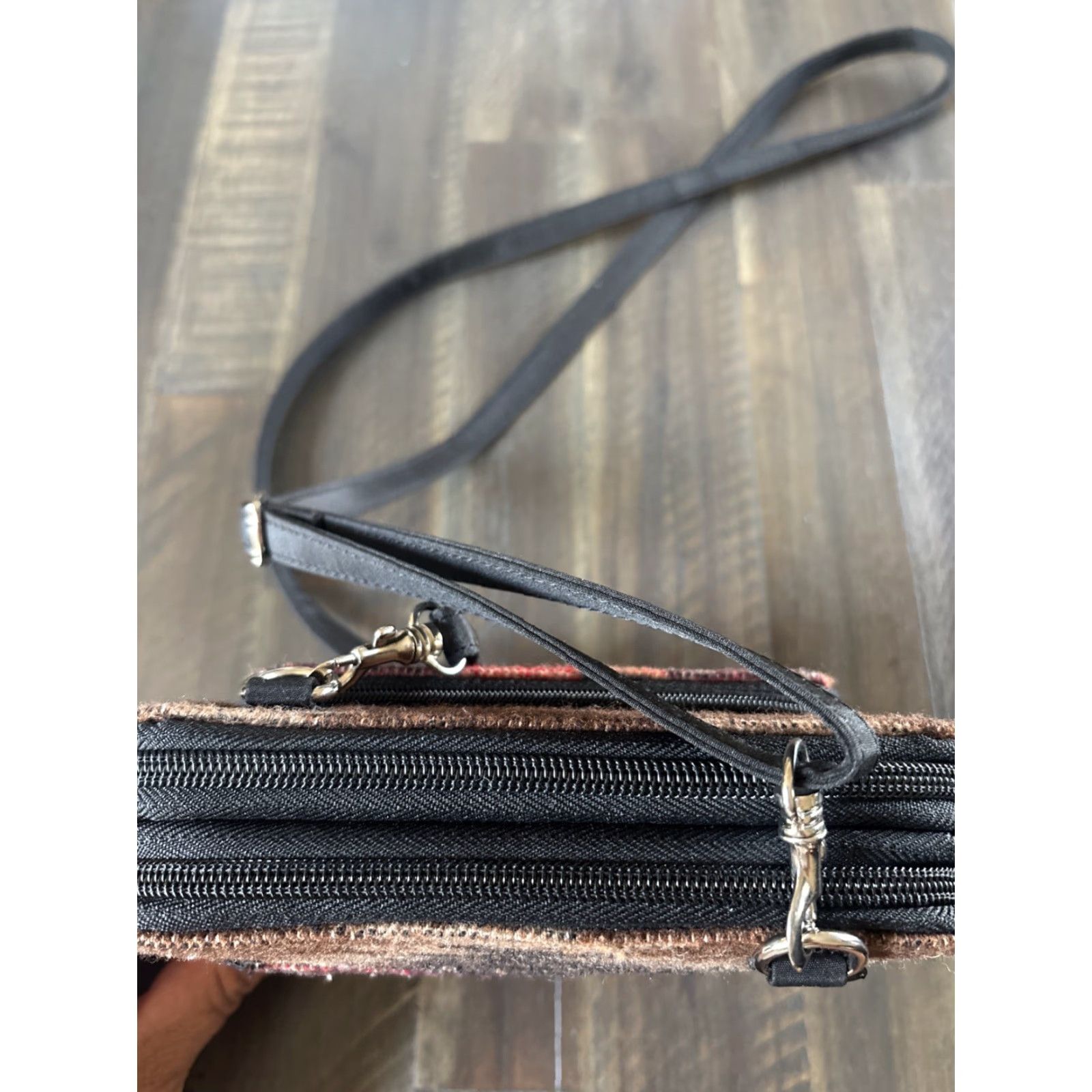 Pendleton PENDLETON Aztec Wool Small Crossbody Wallet Organizer Clutch Multicolor Black Strap Womens Size ONE SIZE - 7 Thumbnail