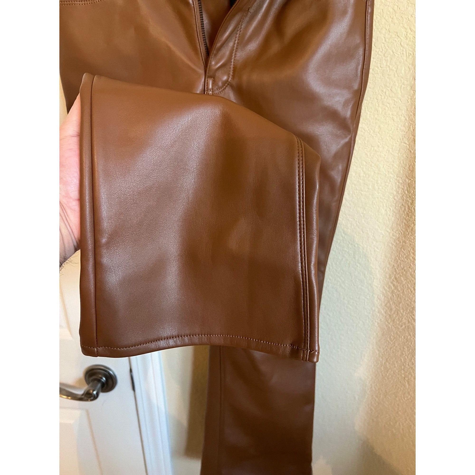 Good American Good American Brown Pants -Size 6/28 Size 28" / US 6 / IT 42 - 3 Thumbnail