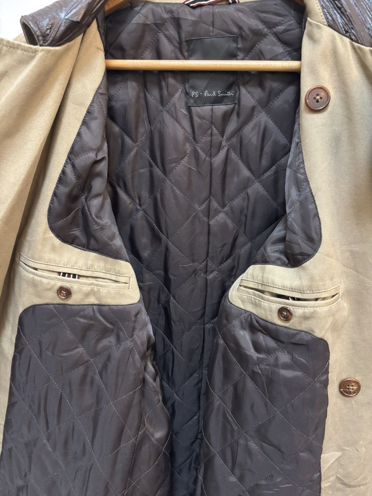 Designer × Paul Smith Paul Smith Beige Heavy Coat Size US XL / EU 56 / 4 - 5 Thumbnail