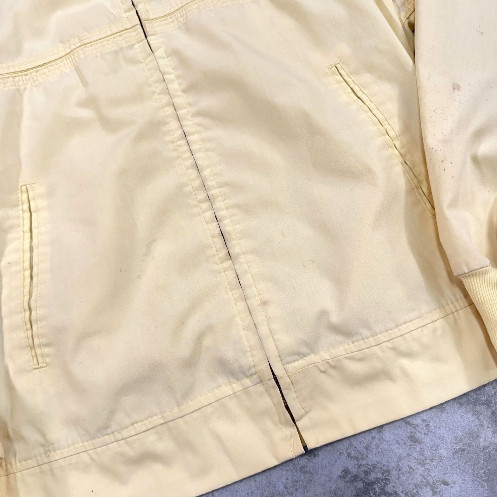 Sears Vintage Sears Jacket Mens M Yellow Zip Up Bomber Windbreaker 80s Outerwear Size US M / EU 48-50 / 2 - 3 Thumbnail