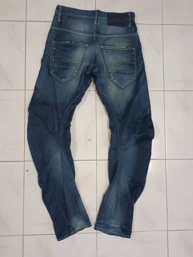 G-Star G Star Original Raw Italy Arc Loose Tapered Denim Jeans Size US 30 / EU 46 - 2 Thumbnail
