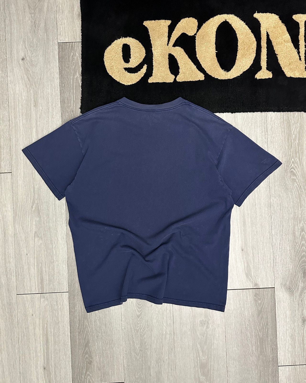 Nike Vintage 90's Nike Oversized Heavyweight Blue T-Shirt - Large Size US L / EU 52-54 / 3 - 2 Thumbnail
