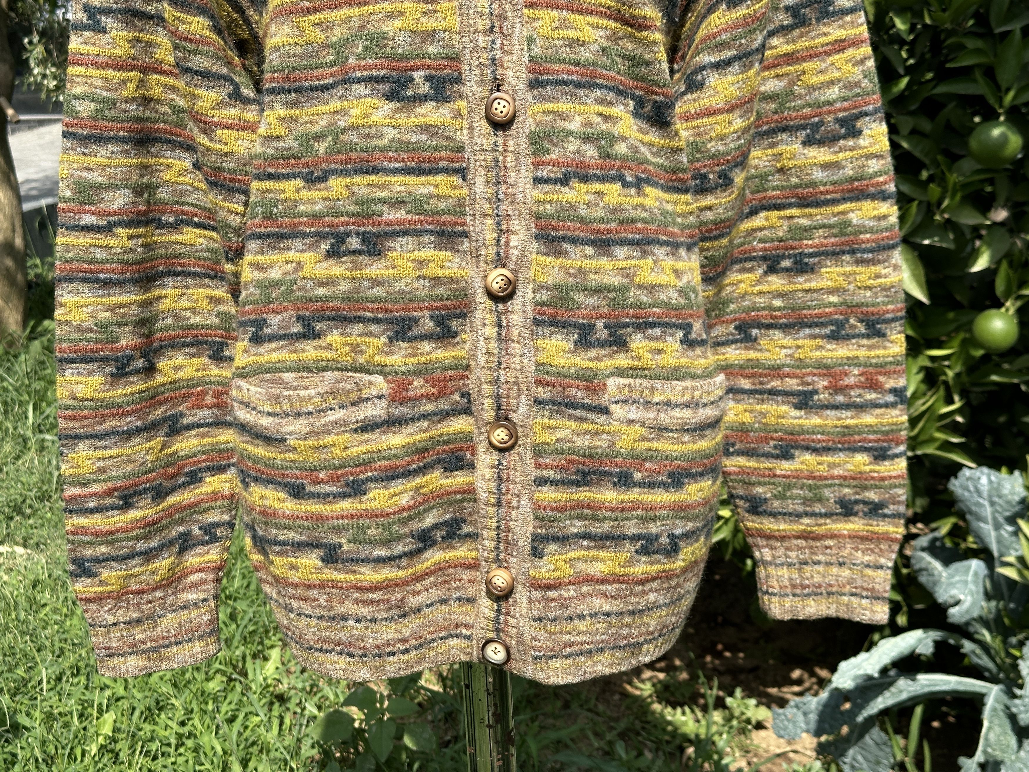 Missoni 1992 Missoni Cardigan 3D Knit Retro Jeresy Size 54 L XL Size US L / EU 52-54 / 3 - 7 Thumbnail