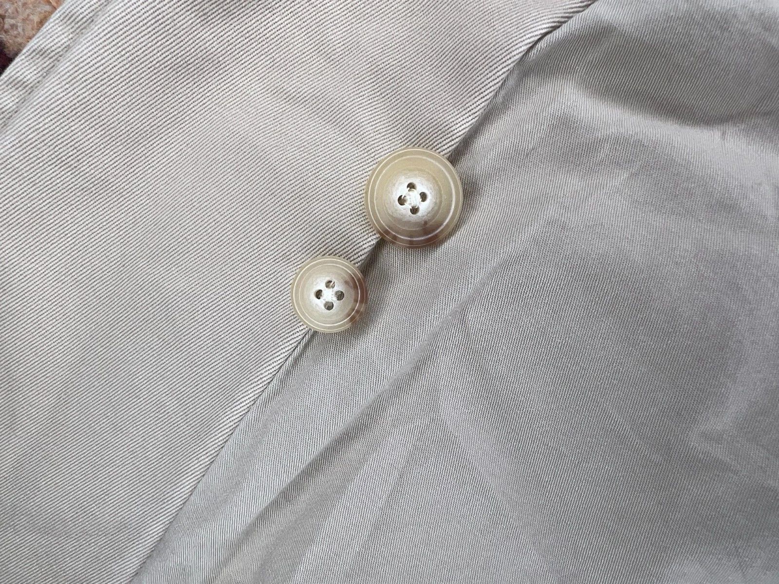Polo Ralph Lauren Polo Ralph Lauren Beige Cotton 2 or 3 roll Blazer Size 42R - 15 Thumbnail