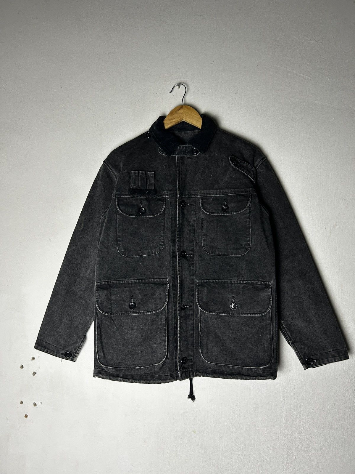 Japanese Brand Vintage BLACK SIGN japan chore multi pocket jacket kapital Size US S / EU 44-46 / 1 - 1 Thumbnail