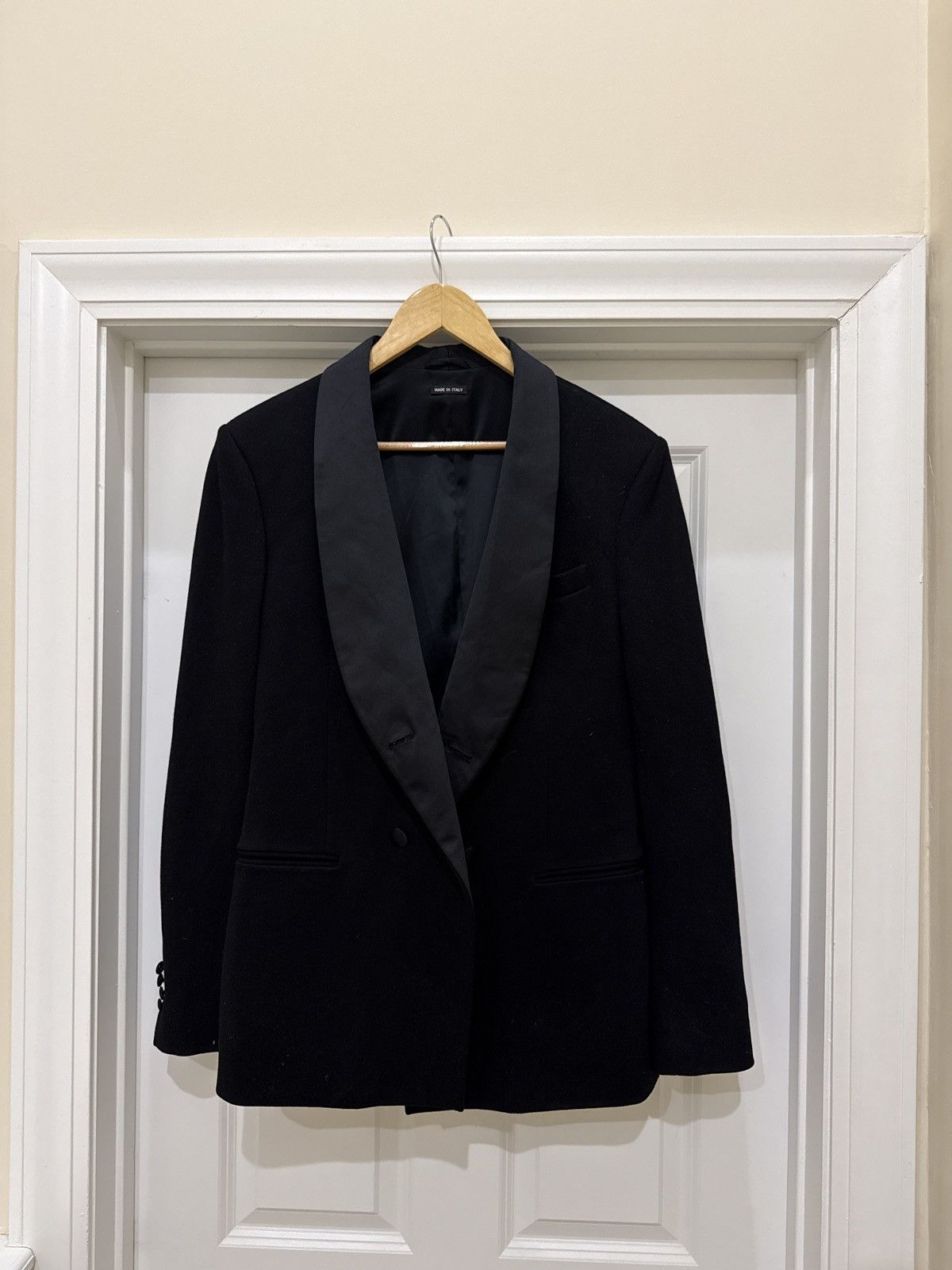 Giorgio Armani Armani Double Breasted Shawl Blazer Size 40R - 1 Thumbnail
