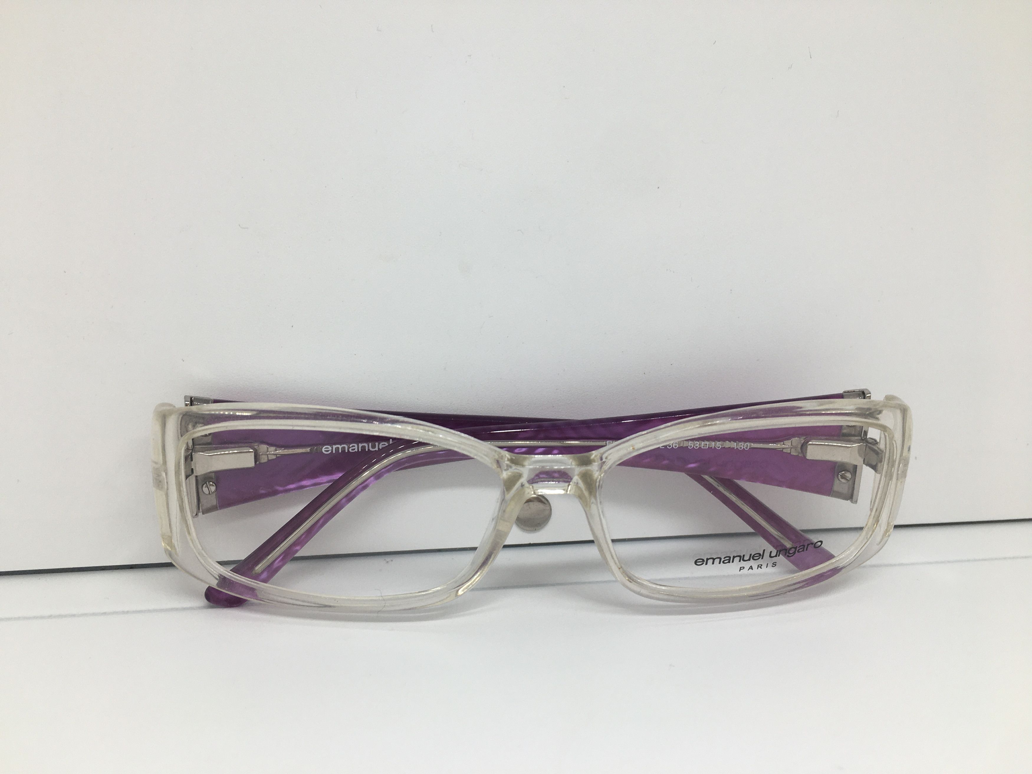 Other emanuel ungaro clear Rx Eyeglasses Frame Woman Size ONE SIZE - 7 Thumbnail