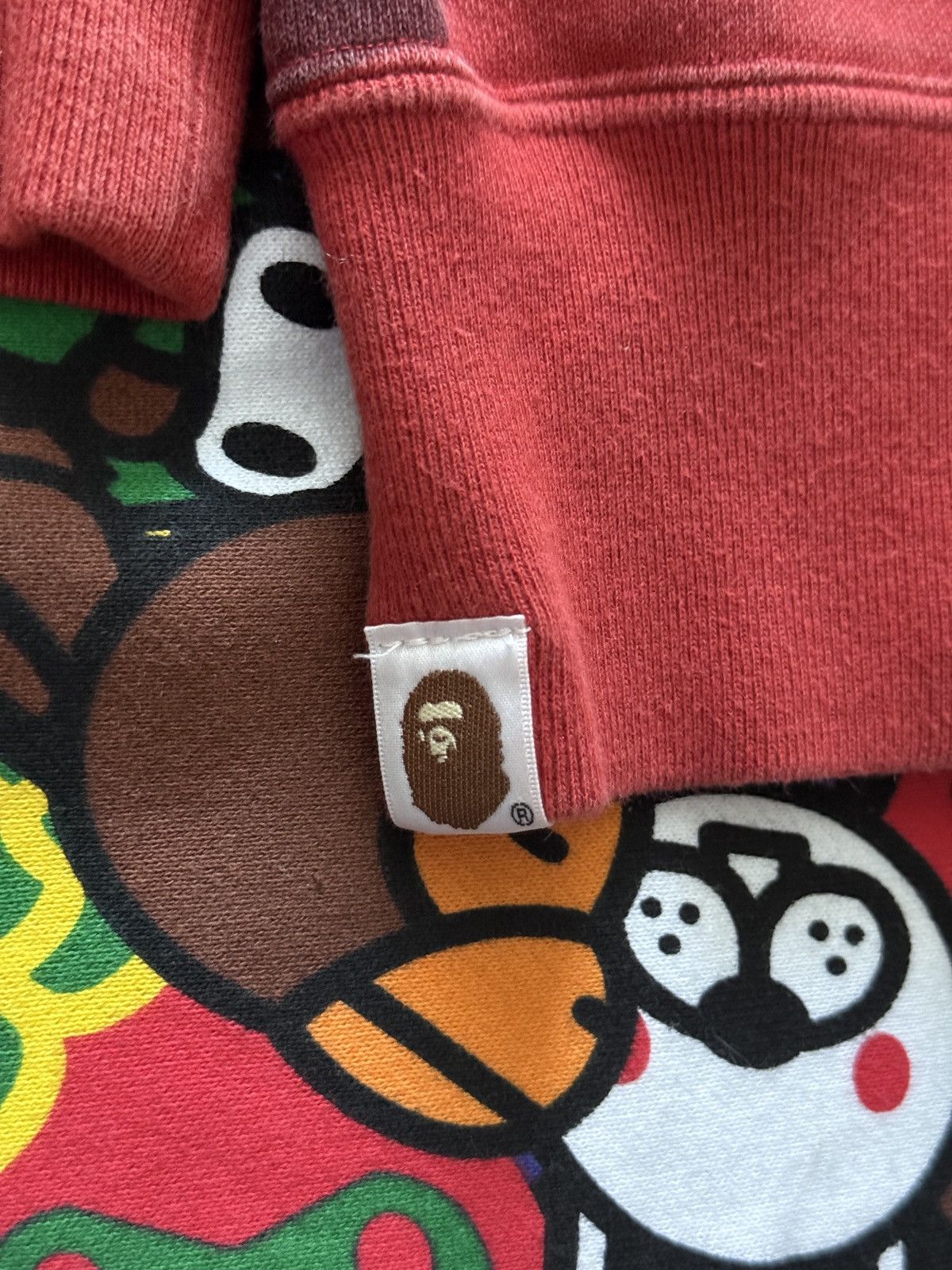 Bape A Bathing Ape Red Camo Swarovski Pullover Hoodie Size US S / EU 44-46 / 1 - 5 Thumbnail