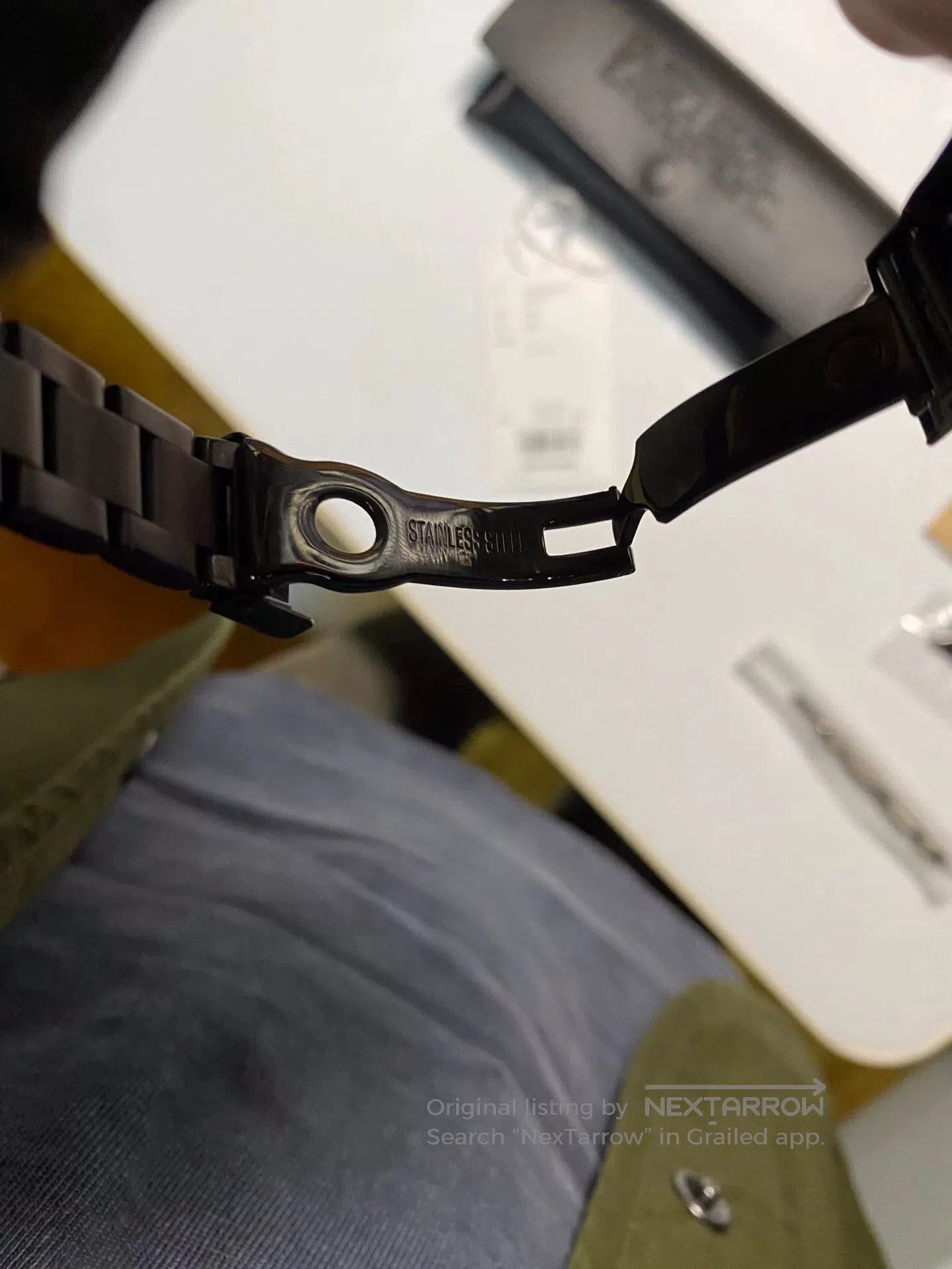Bape bapex tribute watch black with nylon strap. Size ONE SIZE - 6 Thumbnail