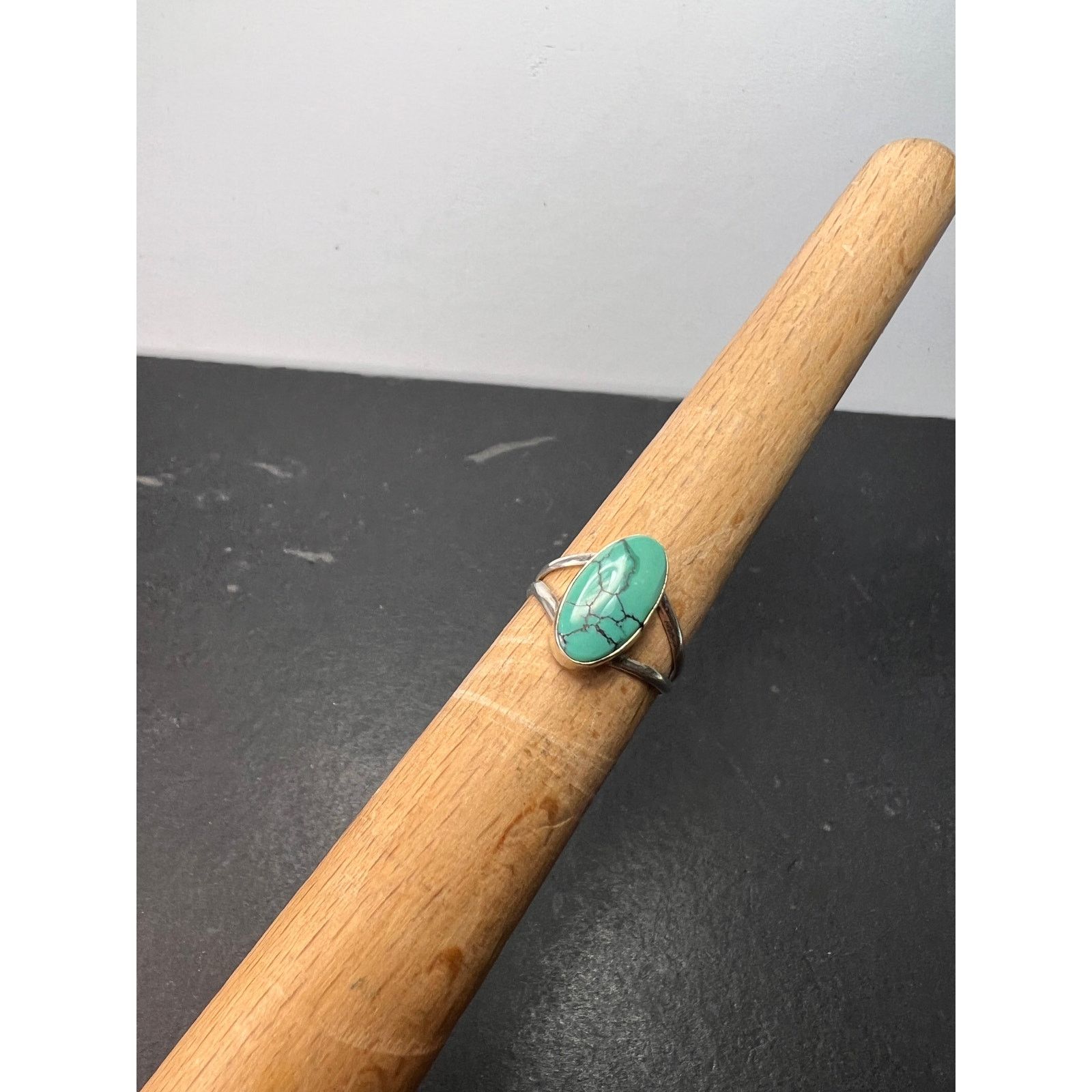 Other Vintage Harold Trujillo turquoise 925 silver ring size 6 Size ONE SIZE - 9 Thumbnail