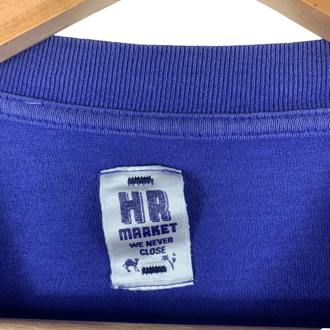 HOLLYWOOD RANCH MARKET × Japanese Brand HR MARKET we never close spellout Japanese brand tee Size US L / EU 52-54 / 3 - 3 Thumbnail