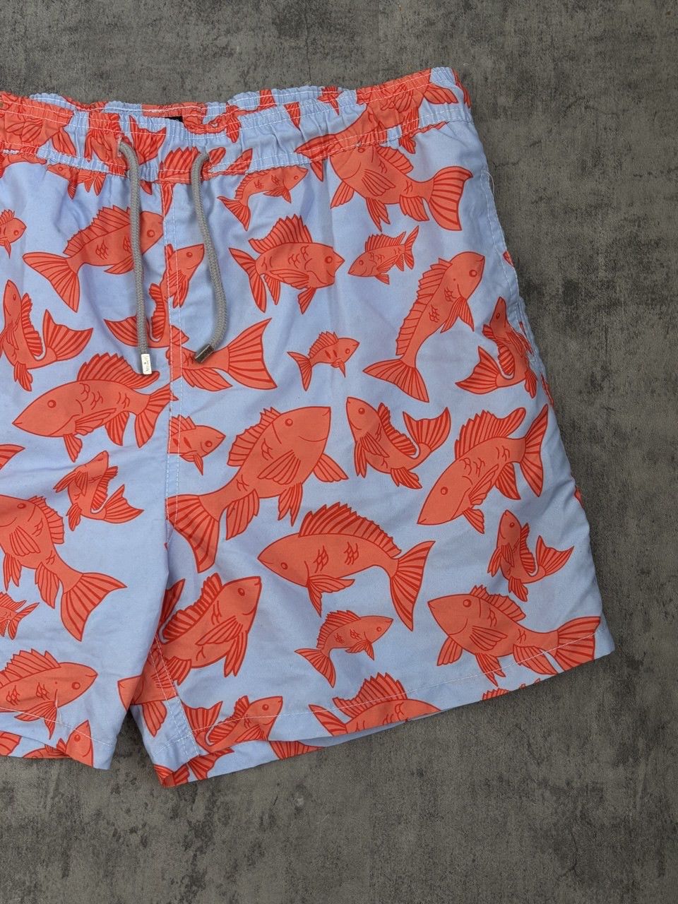 Vilebrequin Vilebrequin Fish AOP Blue Orange Shorts Swim Size US 39 - 4 Thumbnail