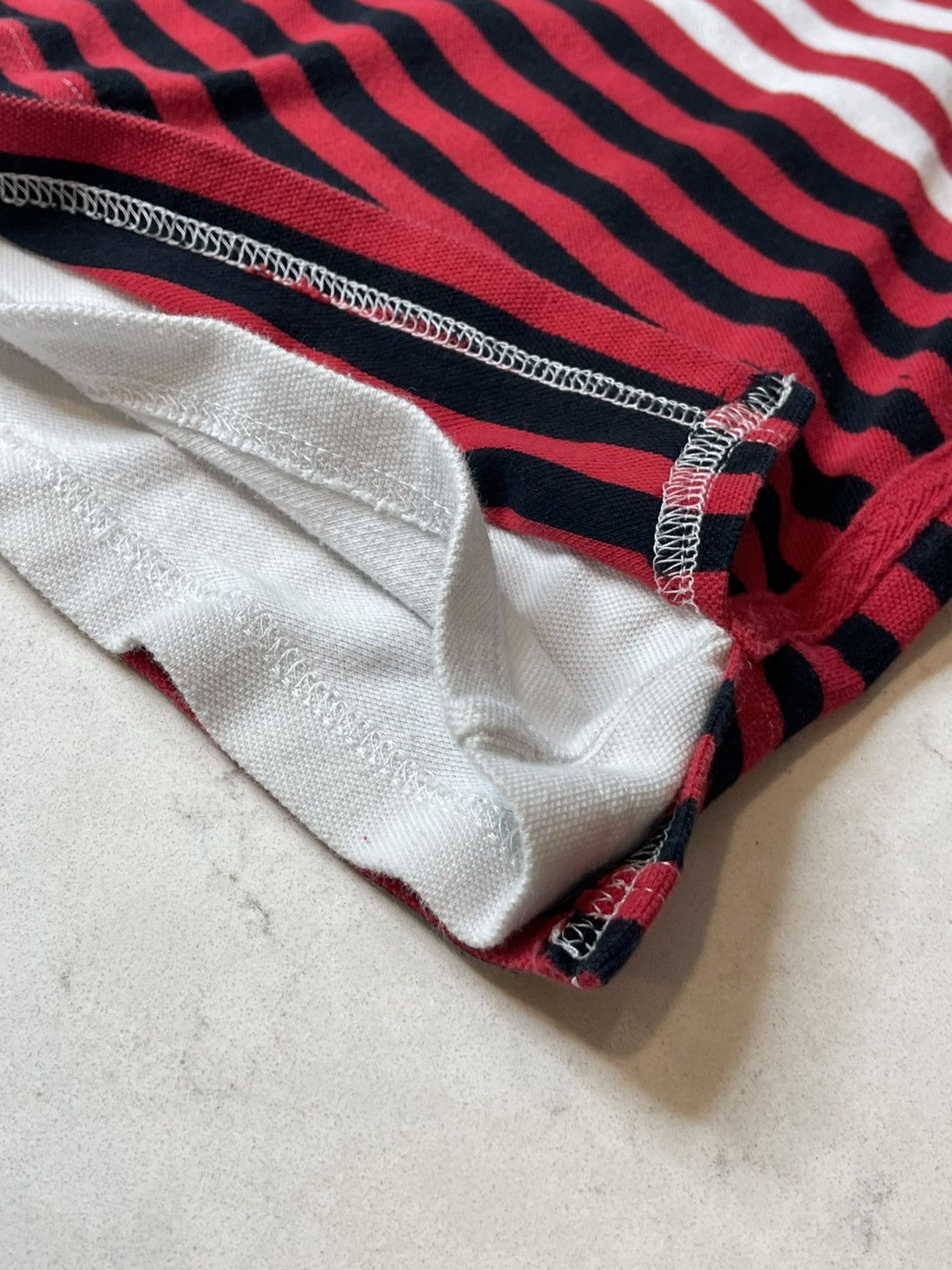 Marithe + Francois Girbaud Marithe Francois Girbaud Vtg 90s Stripped Polo Shirt Size US XXL / EU 58 / 5 - 13 Thumbnail