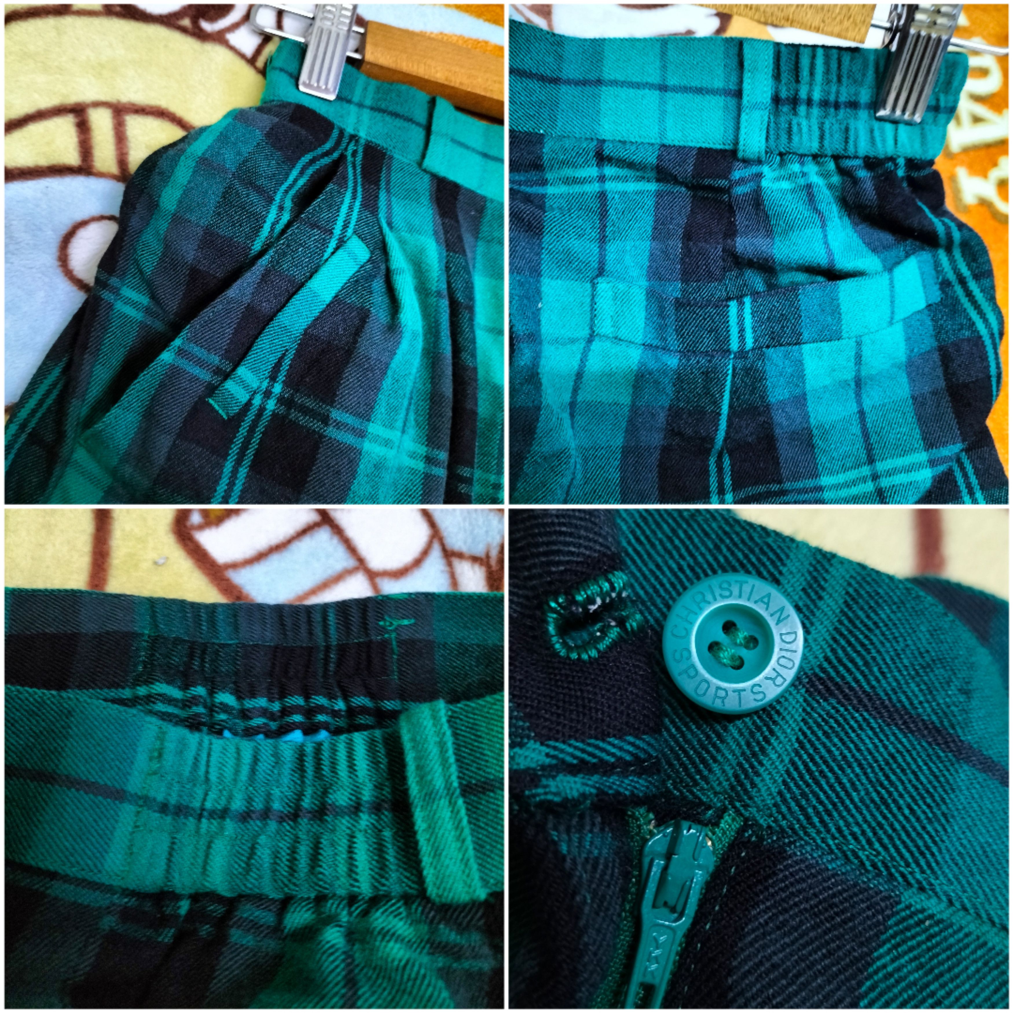 Christian Dior Monsieur Vintage Christian Dior plaid shorts Size 24" / US 00 / IT 34 - 6 Thumbnail