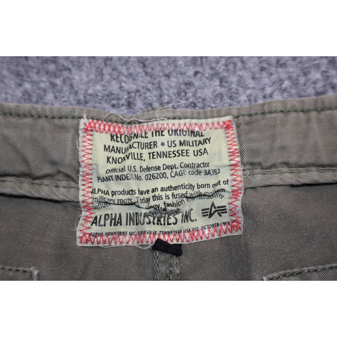 Alpha Industries Alpha Industries 38x30 Military Cargo Pants Green Canvas Size US 38 / EU 54 - 3 Thumbnail