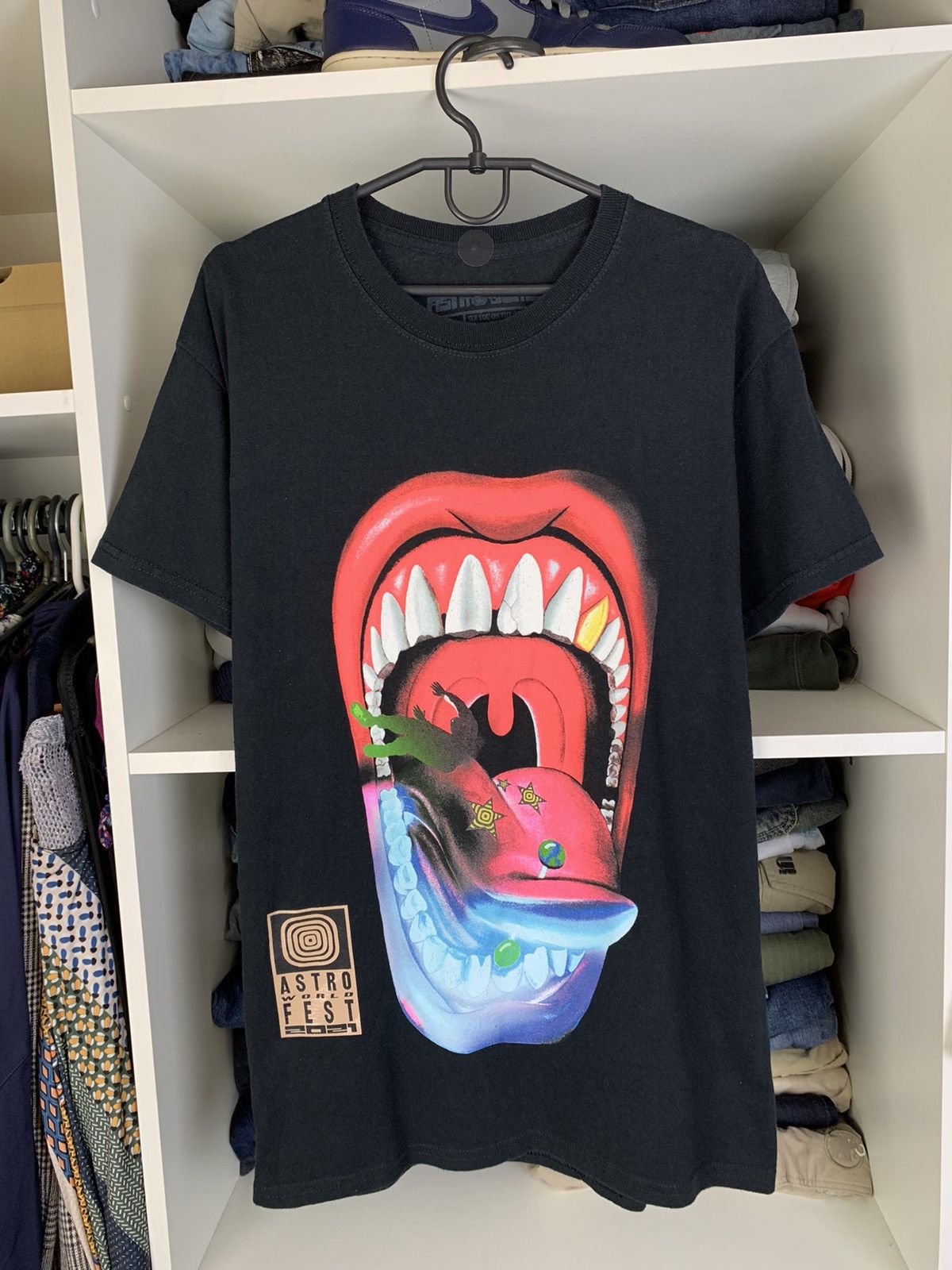 Travis Scott Travis Scott Astroworld Fest 2021 T-shirt Size US S / EU 44-46 / 1 - 1 Thumbnail