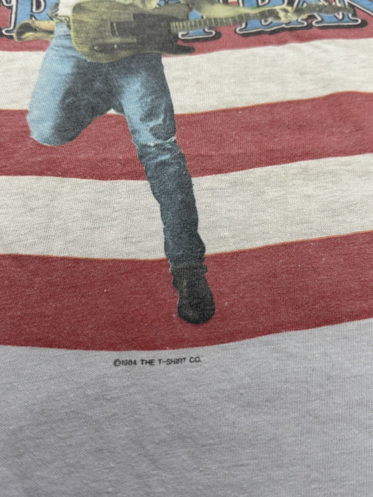 Band Tees Vintage 1984 Bruce Springsteen (Bob Dylan Rolling Stones) Size US M / EU 48-50 / 2 - 3 Thumbnail