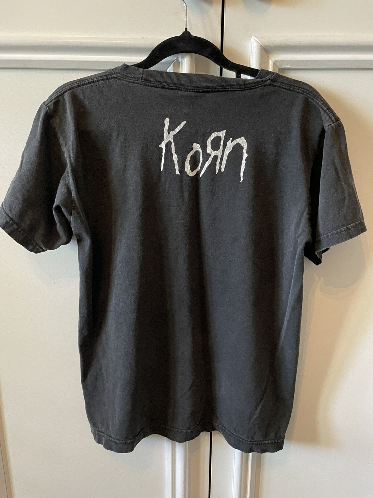 Band Tees × Vintage Vintage Black Faded 90s Y2K Korn Nu Metal Band Tshirt S Rare Size US S / EU 44-46 / 1 - 3 Thumbnail