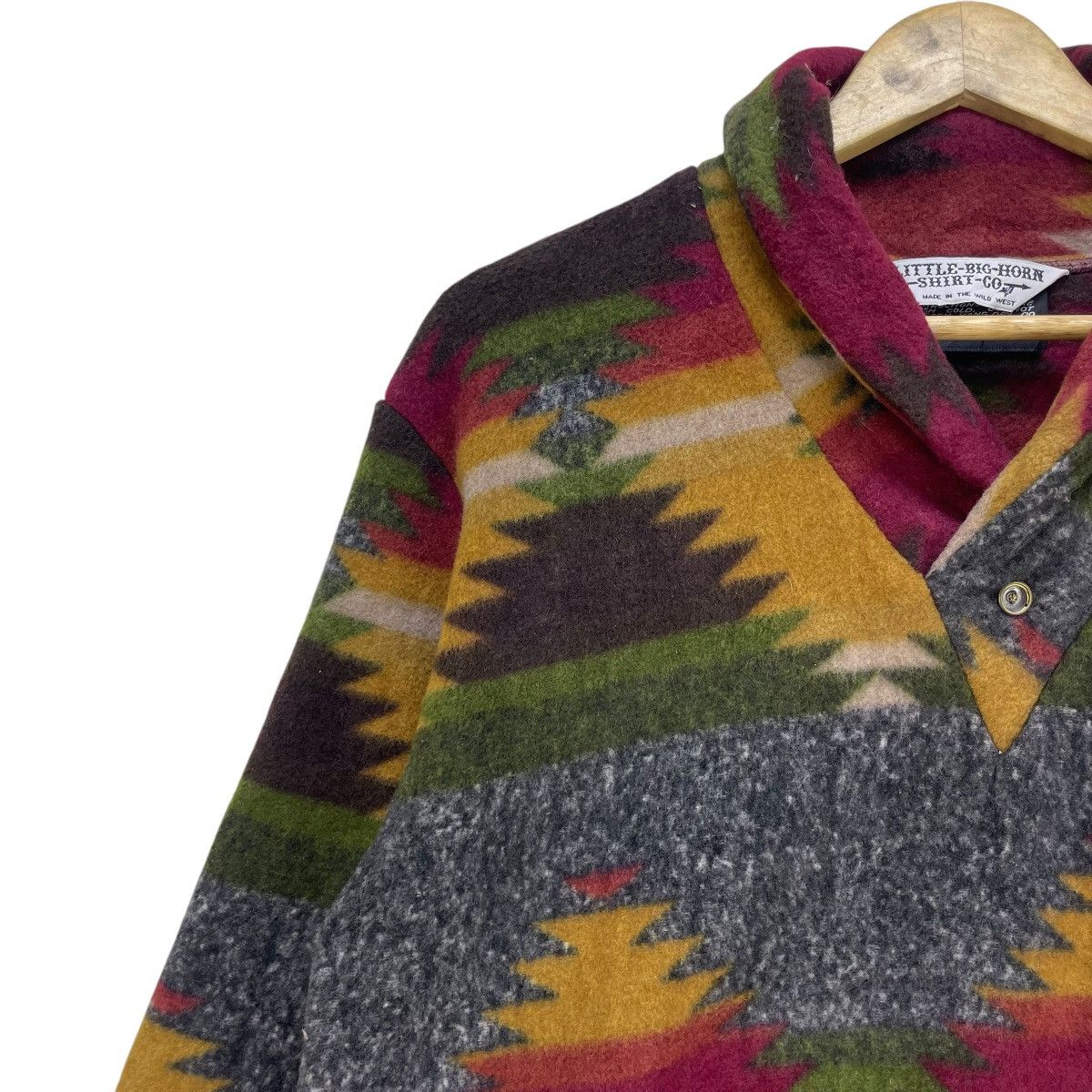 Native 💥Vintage The Wild West PullOver Native Jacket Made In Usa Size US M / EU 48-50 / 2 - 3 Thumbnail
