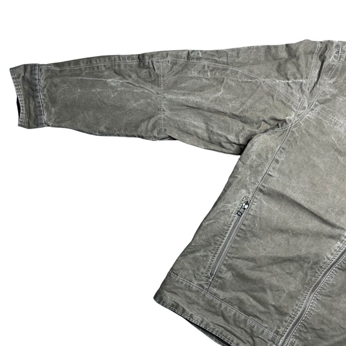 Kuhl Kuhl Mens Burr Vintage Patina Dye Canvas Fleece Lined Jacket Size US XL / EU 56 / 4 - 10 Thumbnail