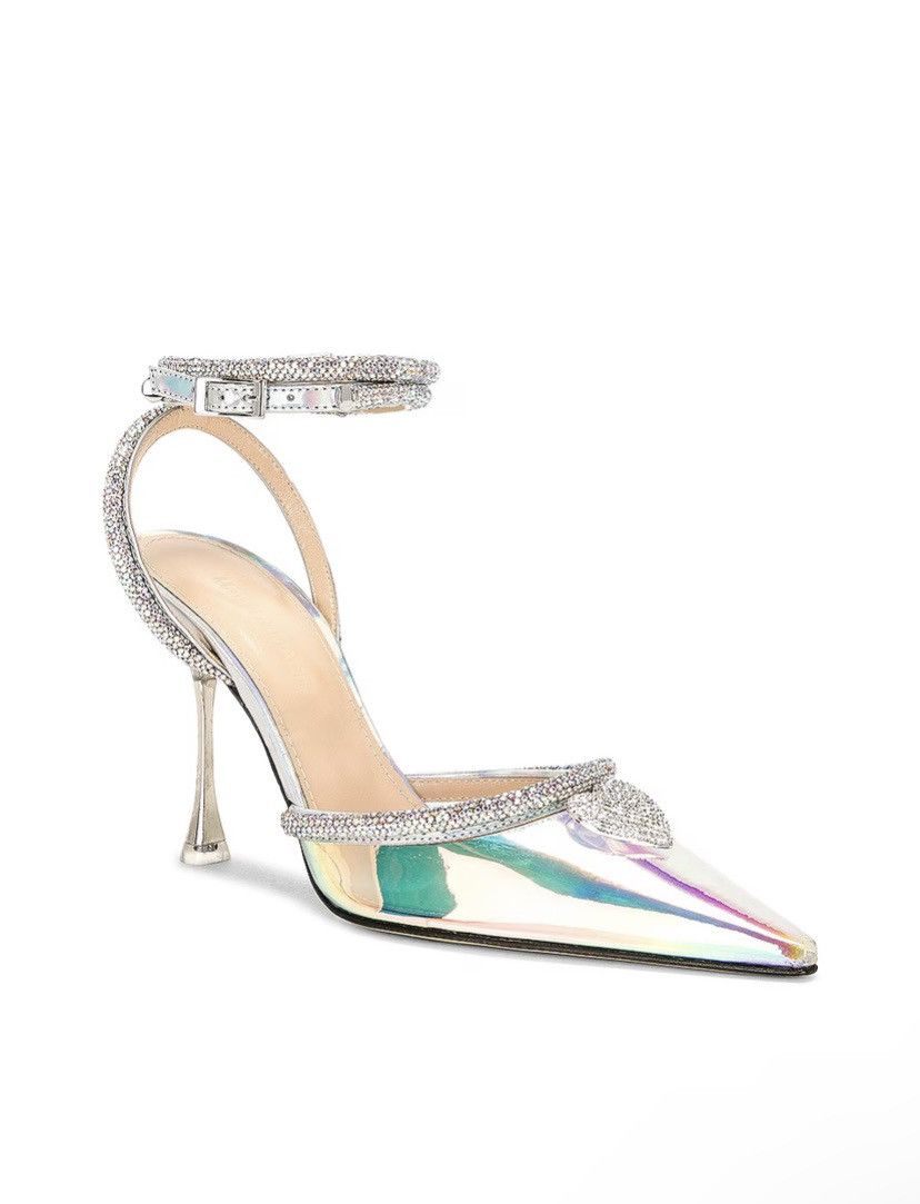 MACH & MACH Crystal Heart Embellished High Heel size 41