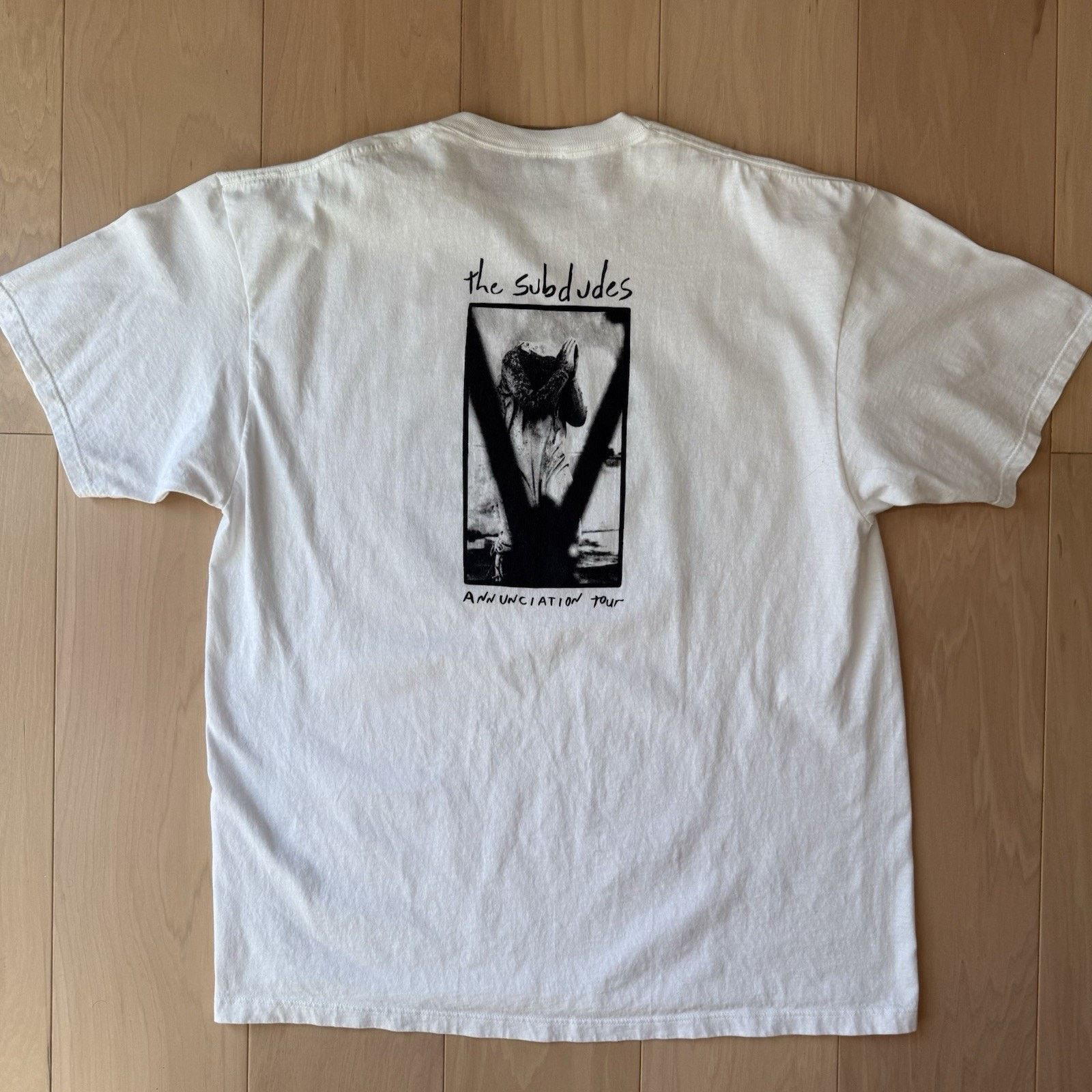 Vintage Vintage The Subdudes Shirt 2XL White 90s Nice Man Rock Music Size US XXL / EU 58 / 5 - 5 Thumbnail