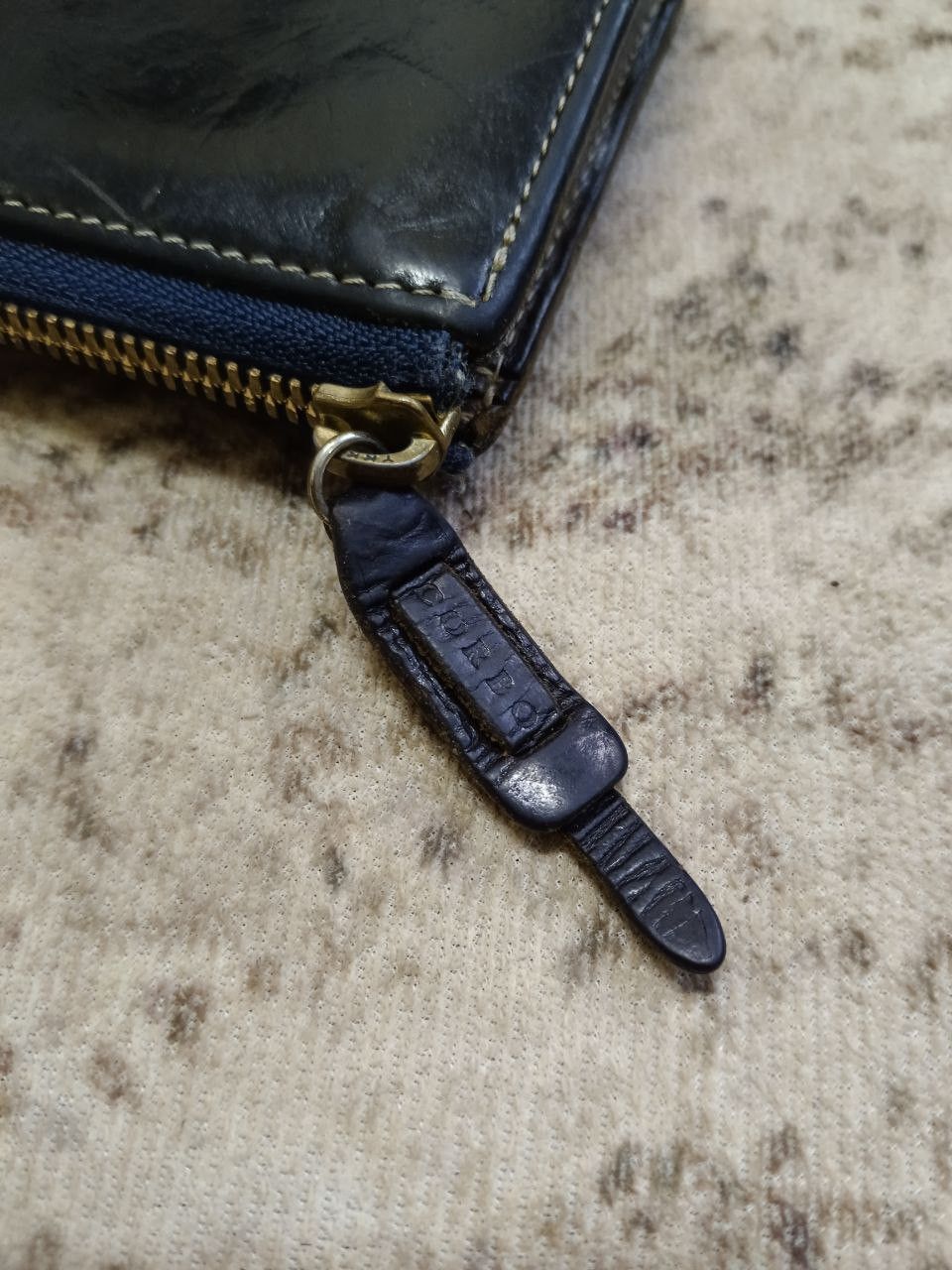 Leather PATINA LEATHER BLACK CORBO WALLET Size ONE SIZE - 7 Thumbnail