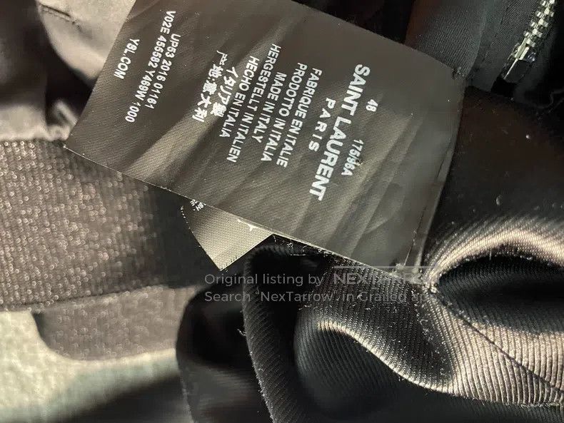 Saint Laurent Paris Saint Laurent Paris Shark Scale Silk Jacket Size US M / EU 48-50 / 2 - 6 Thumbnail