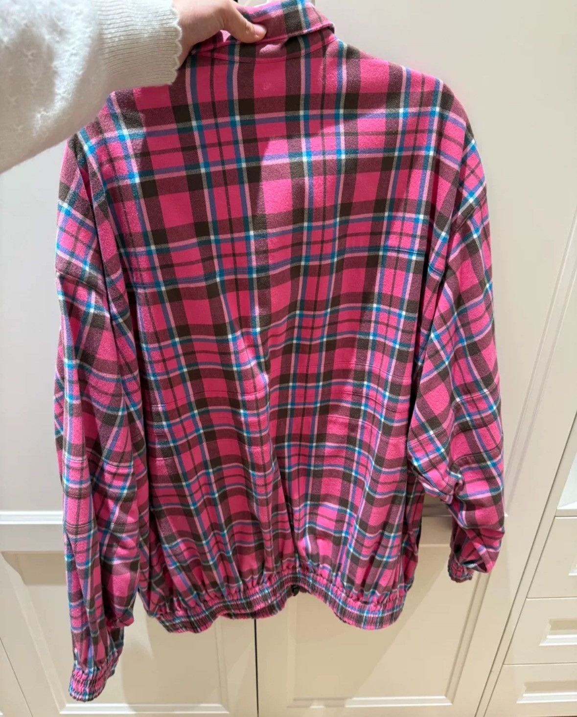 Balenciaga Balenciaga Pink Checkered jacket 2412-Nextarrow Size XS / US 0-2 / IT 36-38 - 6 Thumbnail