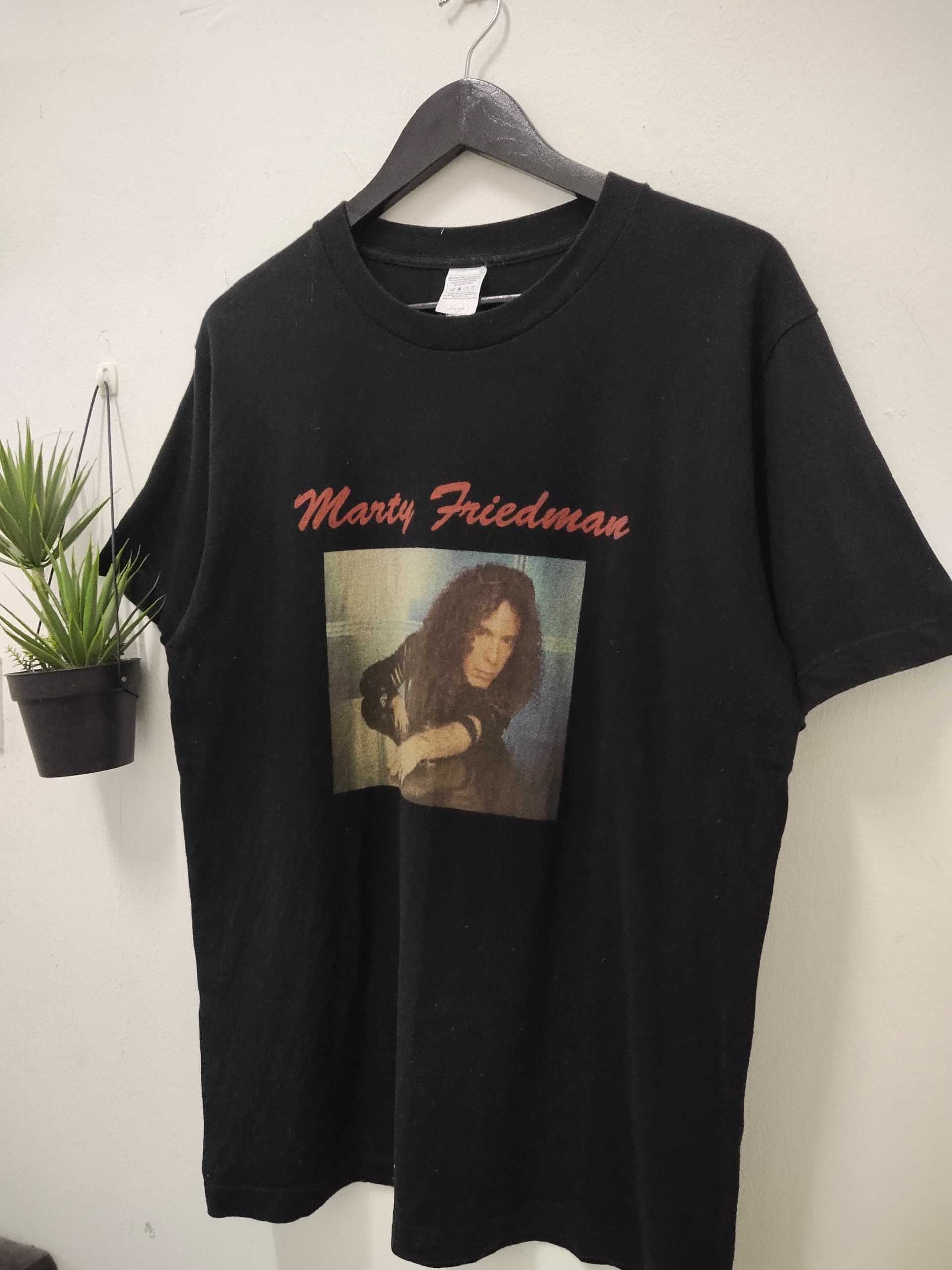 Band Tees Vtg Marty Friedman Megadeth photoprint t shirt Size US L / EU 52-54 / 3 - 3 Thumbnail