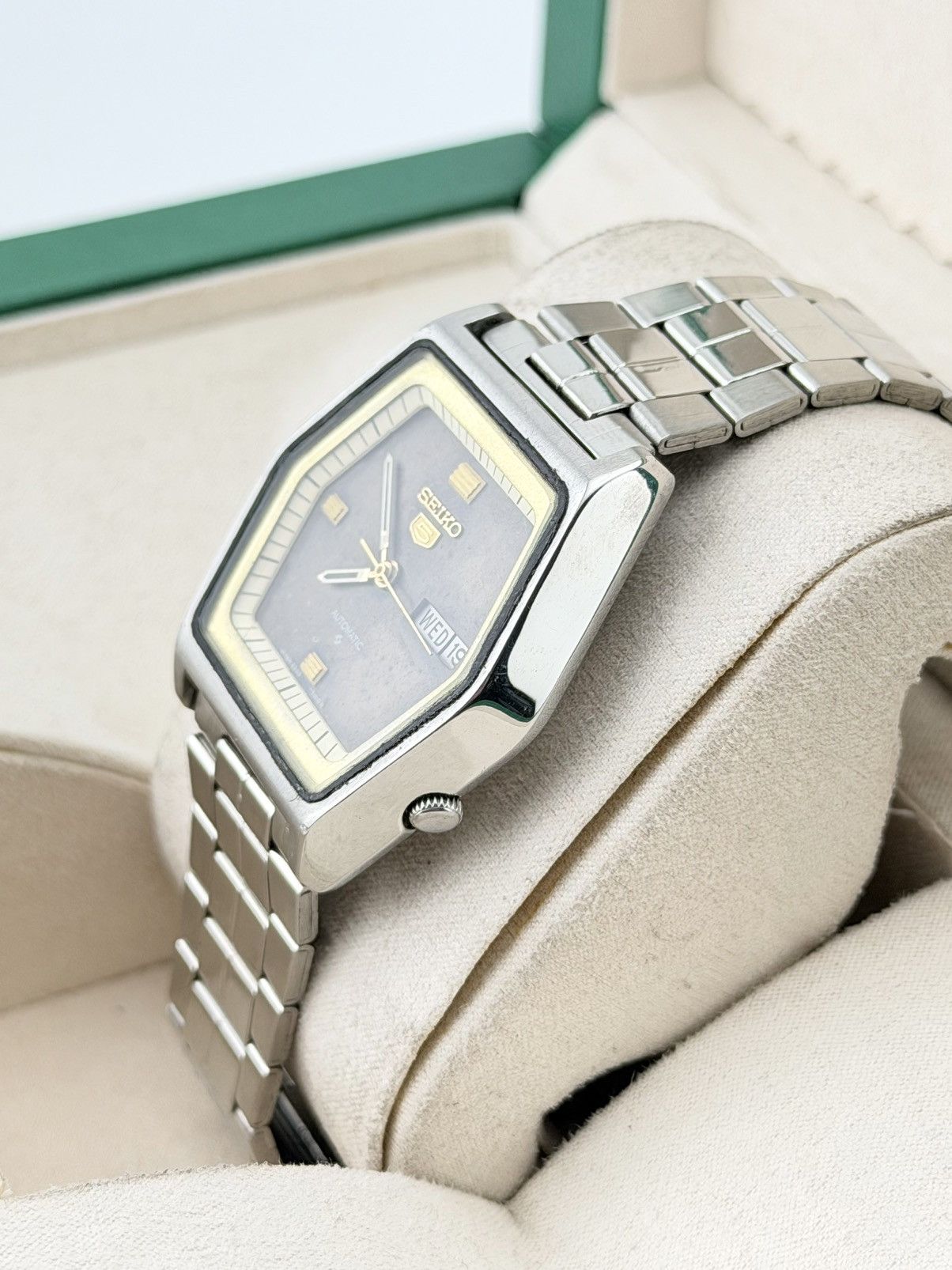 Seiko Seiko 5 Automatic Patina Dial Vintage Watch Size 36 - 5 Thumbnail
