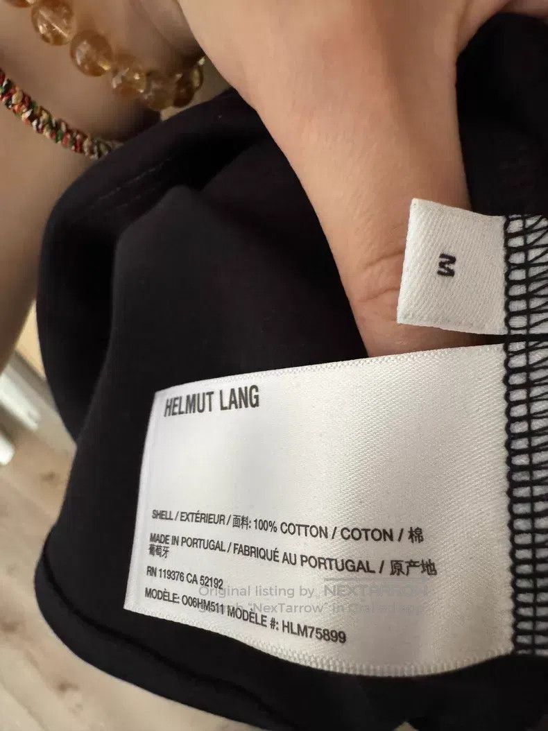 Helmut Lang Helmut Lang Solid Black Long Sleeve Size US M / EU 48-50 / 2 - 9 Thumbnail