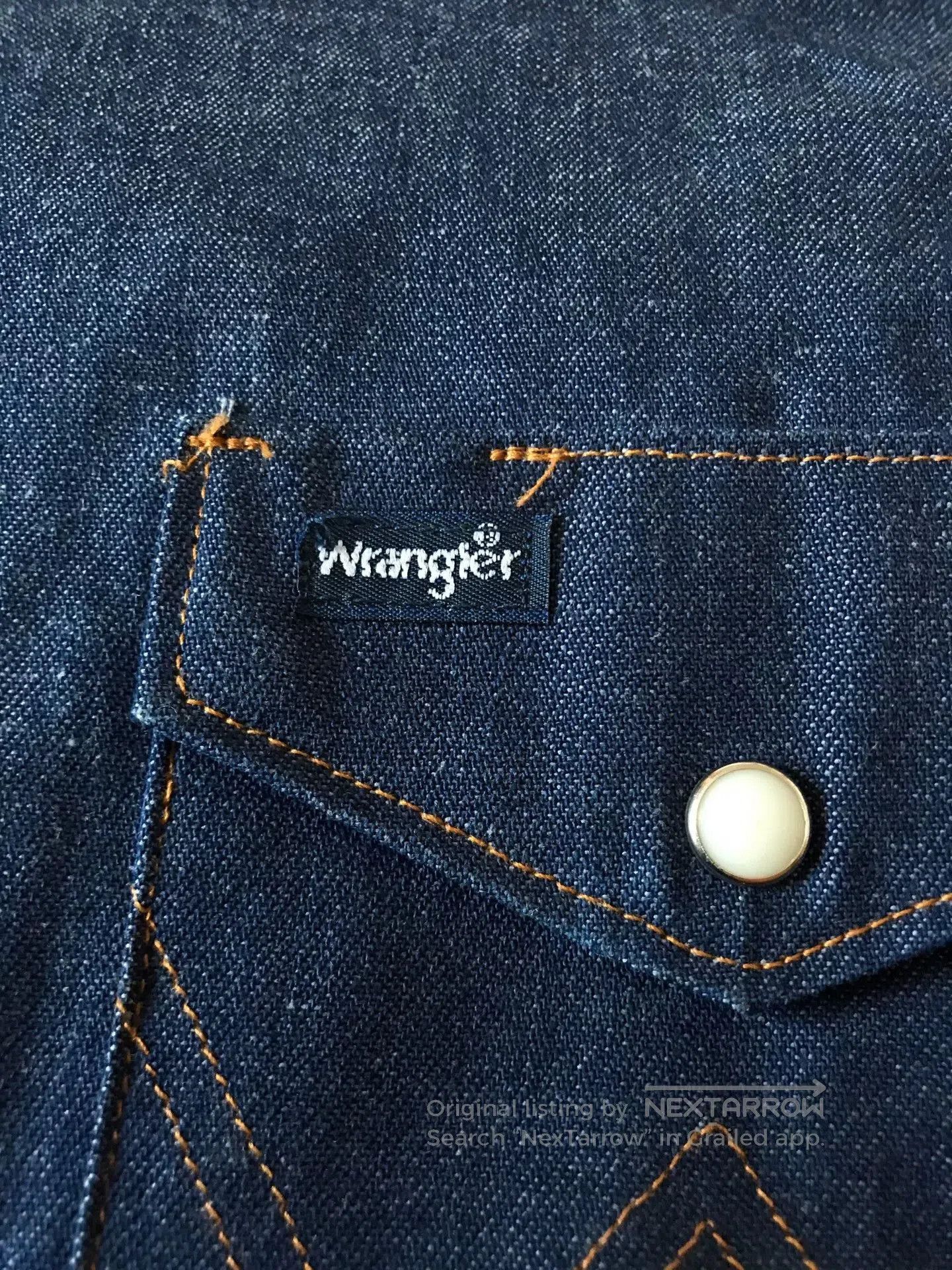Wrangler Wrangler 70127MW Western Denim Shirt. Size US M / EU 48-50 / 2 - 7 Thumbnail