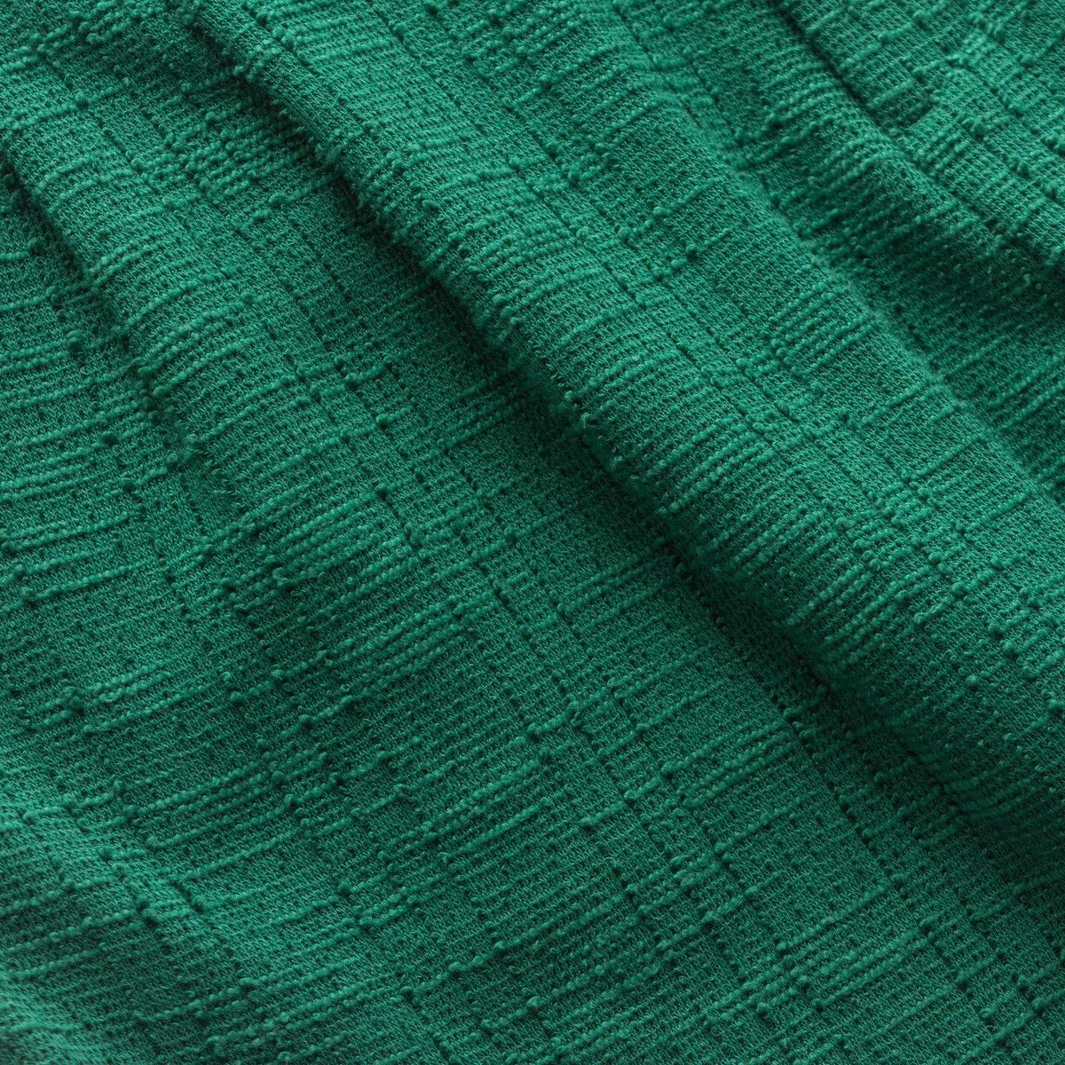 Other Green Loose Fit Textured Knit Dress Pants Size US 36 / EU 52 - 3 Thumbnail