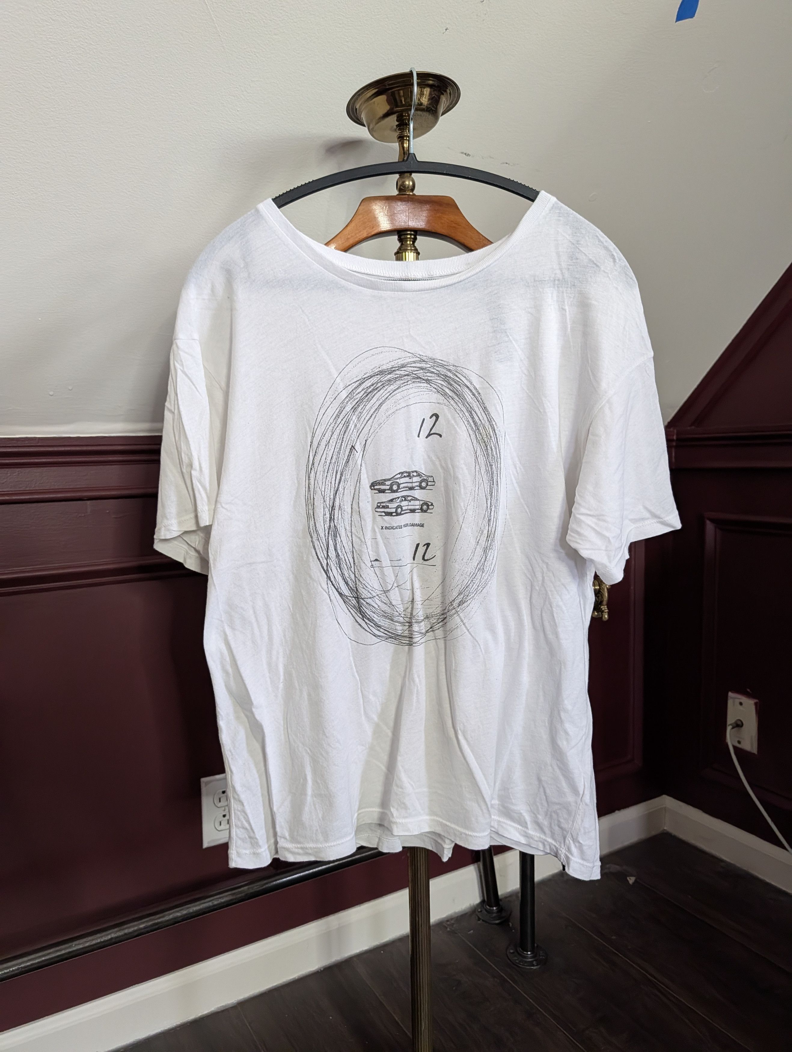 Enfants Riches Deprimes RARE EARLY x indicates prior damage white t-shirt Small Size US S / EU 44-46 / 1 - 1 Thumbnail