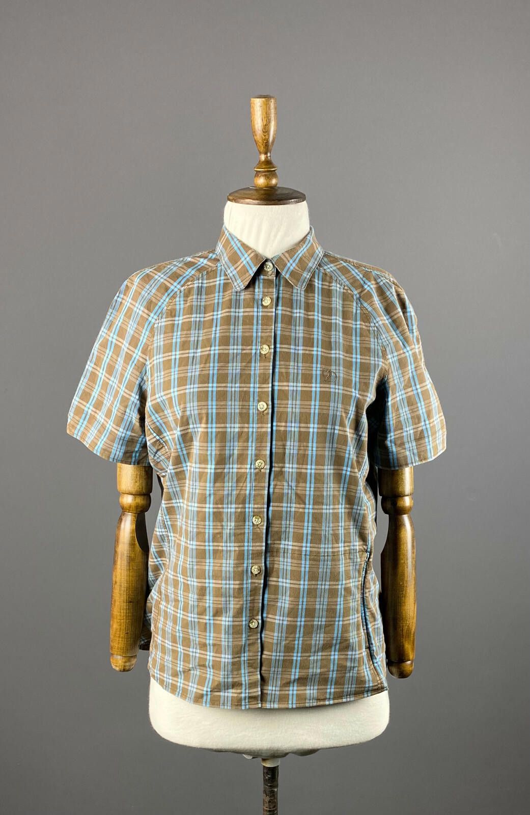 Fjallraven Ladies Fjall Raven Multicolor Check Button Up Shirt Size L Size L / US 10 / IT 46 - 1 Thumbnail