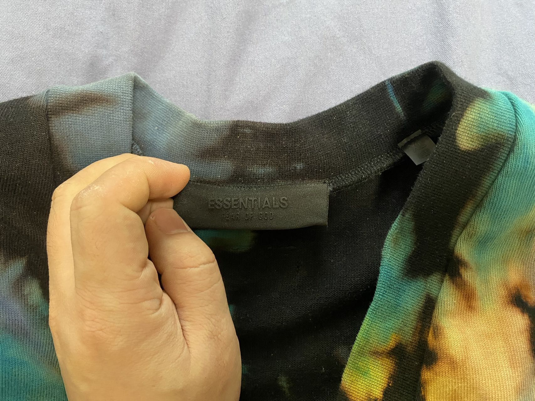 Essentials Tie Dye Fear of God ESSENTIALS Football T-Shirt Size US XL / EU 56 / 4 - 3 Thumbnail
