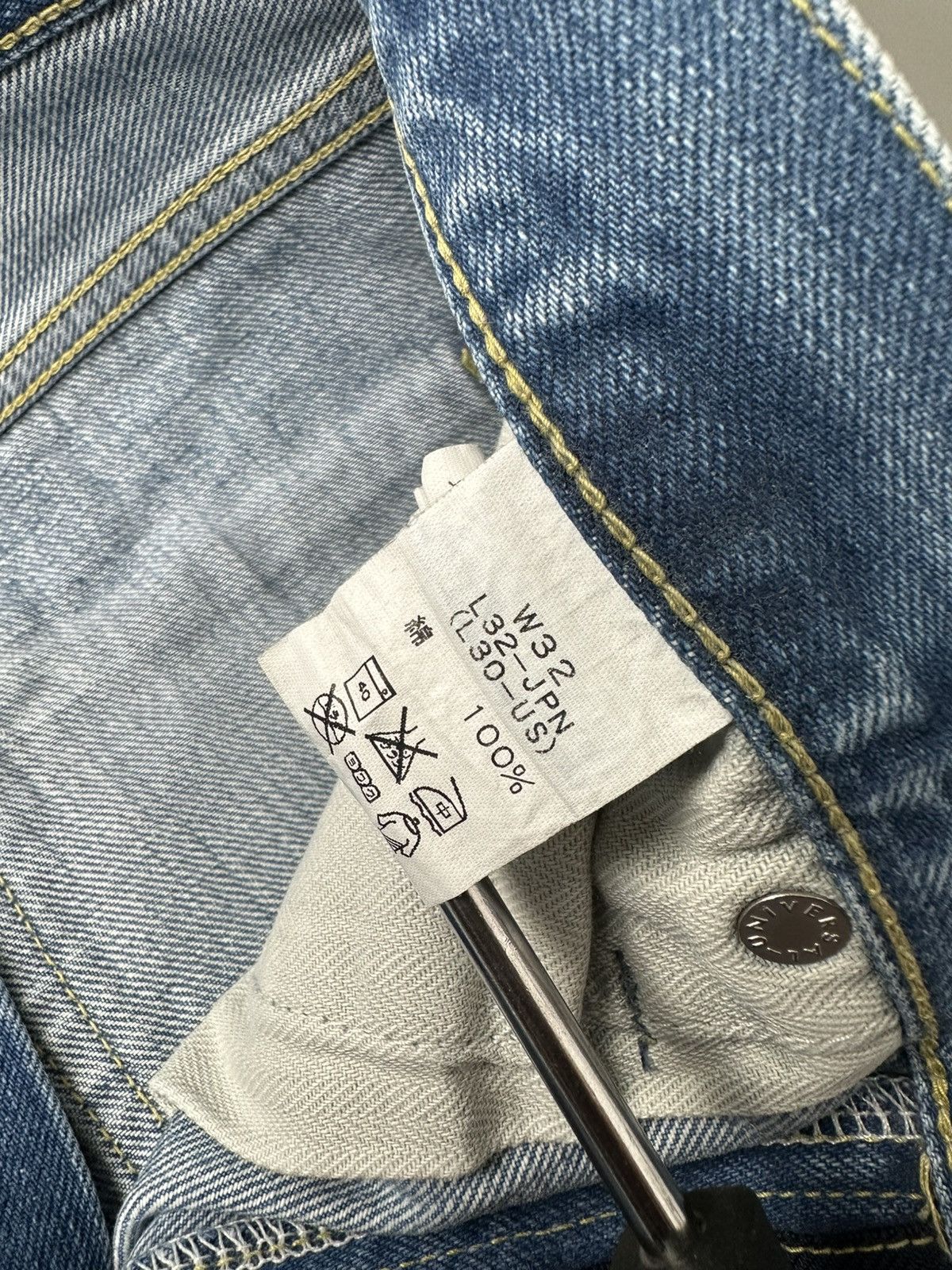 FDMTL FDMTL - Japan Selvedge Denim - Straight Slim Fit Size US 33 - 12 Thumbnail